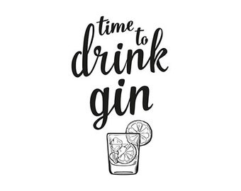 Download Gin Glass Svg Etsy