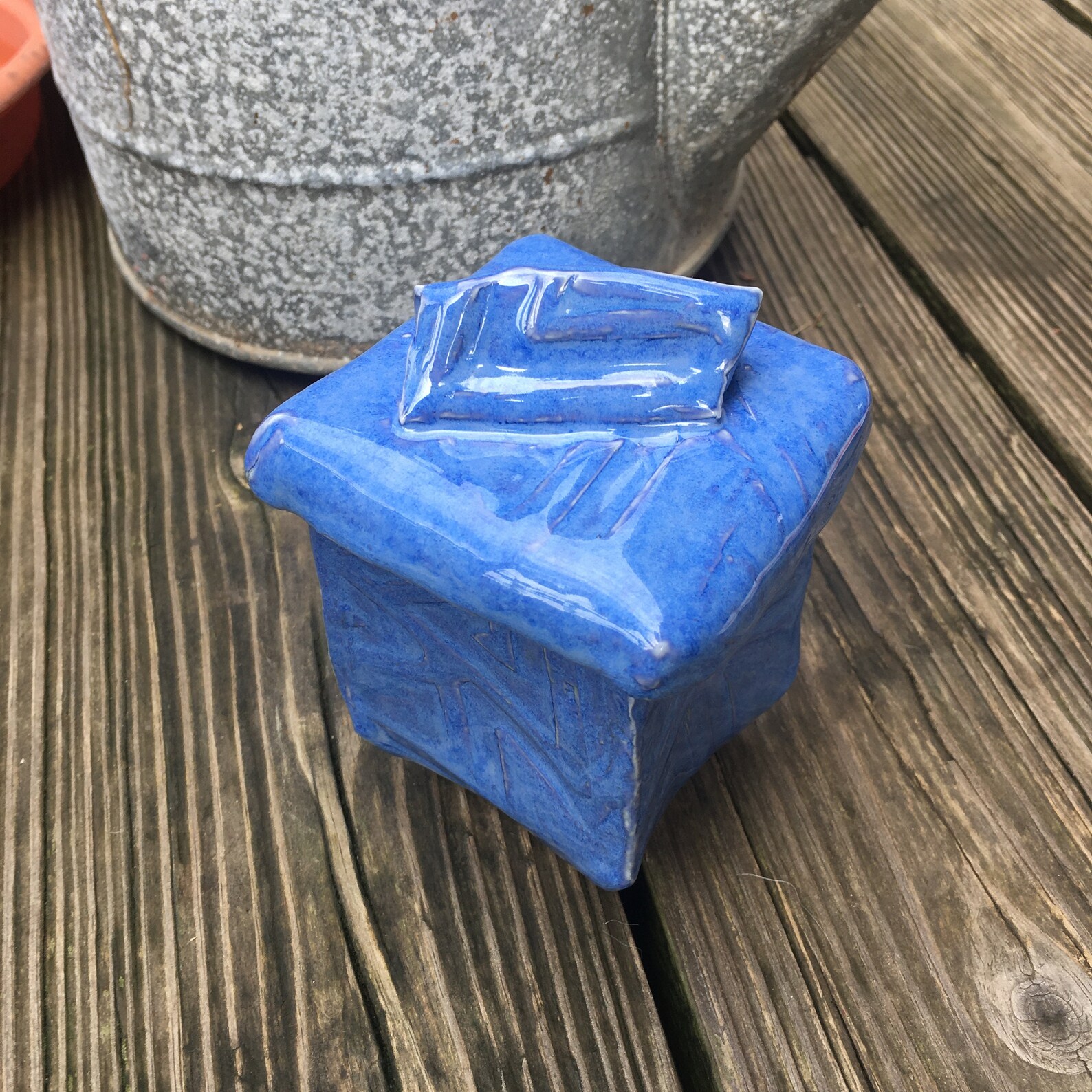 Box With Lid Porcelain Handmade Ceramic Etsy