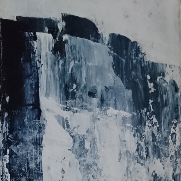Acrylbild, Nr. 315, Wasserfall