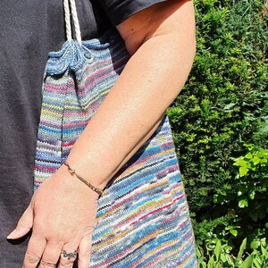 Knitted bag, casual sack