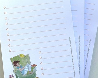 3 Notizblöcke "Die Liste zum Abhaken" in DIN A6