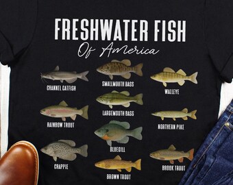 Ichthyology T-Shirt | Funny Fish Anatomy Diagram Tee for Marine Biologists & Fish Lovers