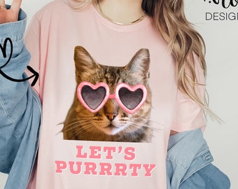 Custom Cat Bachelorette Party Shirt, Bridal Party T-Shirt