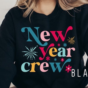 New Years eve sweatshirt hello 2024 Happy New Years shirt happy new year festive party shirts for women cute crewneck matching kids toddler