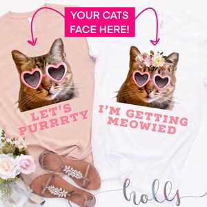Cat bachelorette party shirts on sale