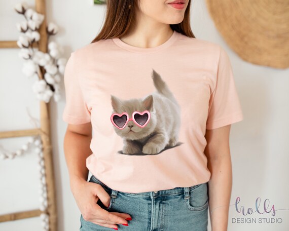 90s cat shirt Clearance