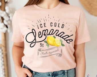 Lemonade tshirt,womens summer tshirt, lemon tshirt, vintage lemonade shirt, womens summer vintage shirt, womens lemon shirt, retro summer