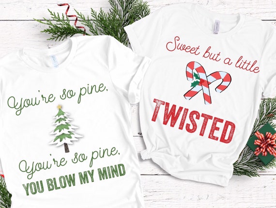 Merry Christmas Funny Christmas Tree Couples Matching T-Shirt Merry Christmas Funny Christmas Tree Couples Matching T-Shirt