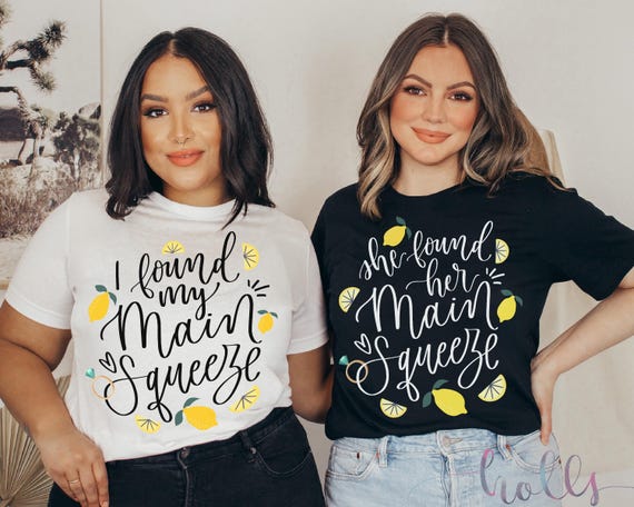 Lemon theme Bridal shower shirts, shirt for bride, I found my main