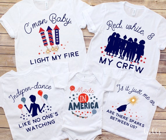 Crazy Cousin Crew T-Shirt Matching Fourth Of July Group Crazy Cousin Crew T-Shirt Matching Fourth Of July Group
