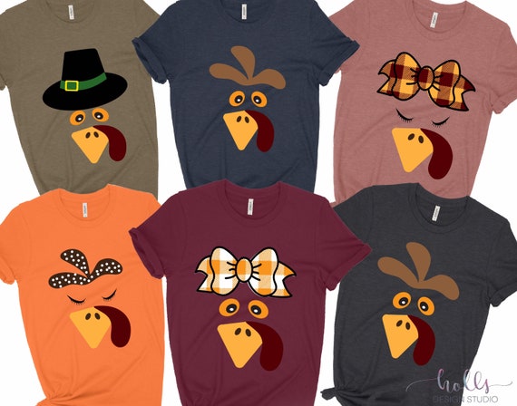 Thanksgiving Turkey Face Shirts Turkey Costume Shirt Kids Thanksgiving Turkey Face Shirts Turkey Costume Shirt Kids