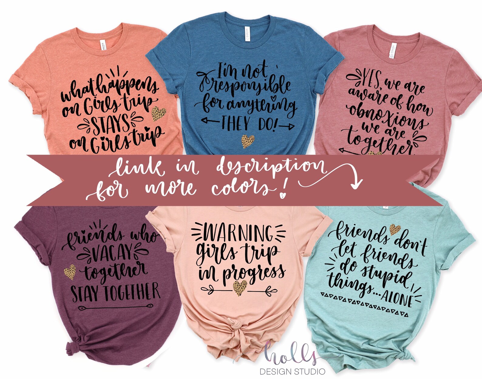 Funny Girls Trip Shirts Vacation Shirts Best Friend Shirts Etsy