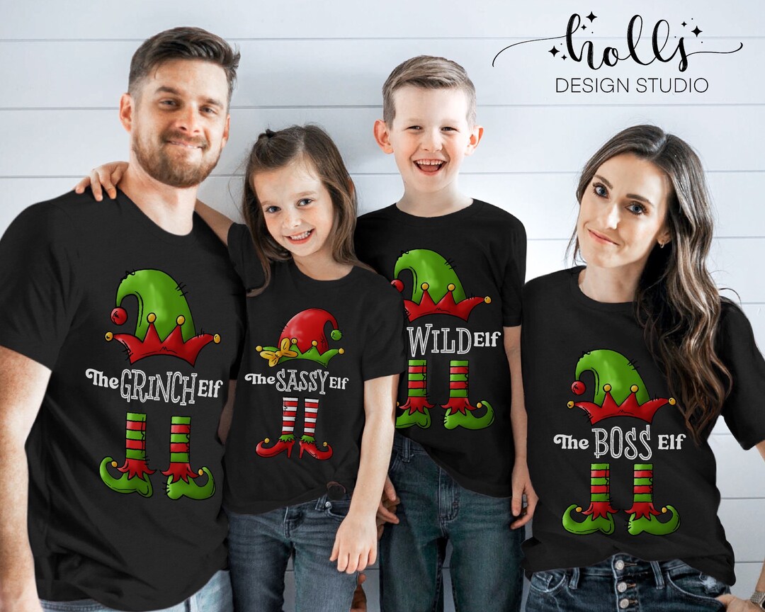 Custom the Elf Shirt, Custom Elf Shirt, Christmas Family Matching ...