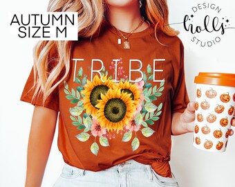 Sunflower Bachelorette Party T-Shirts, Fall Wedding Bridal Shirts