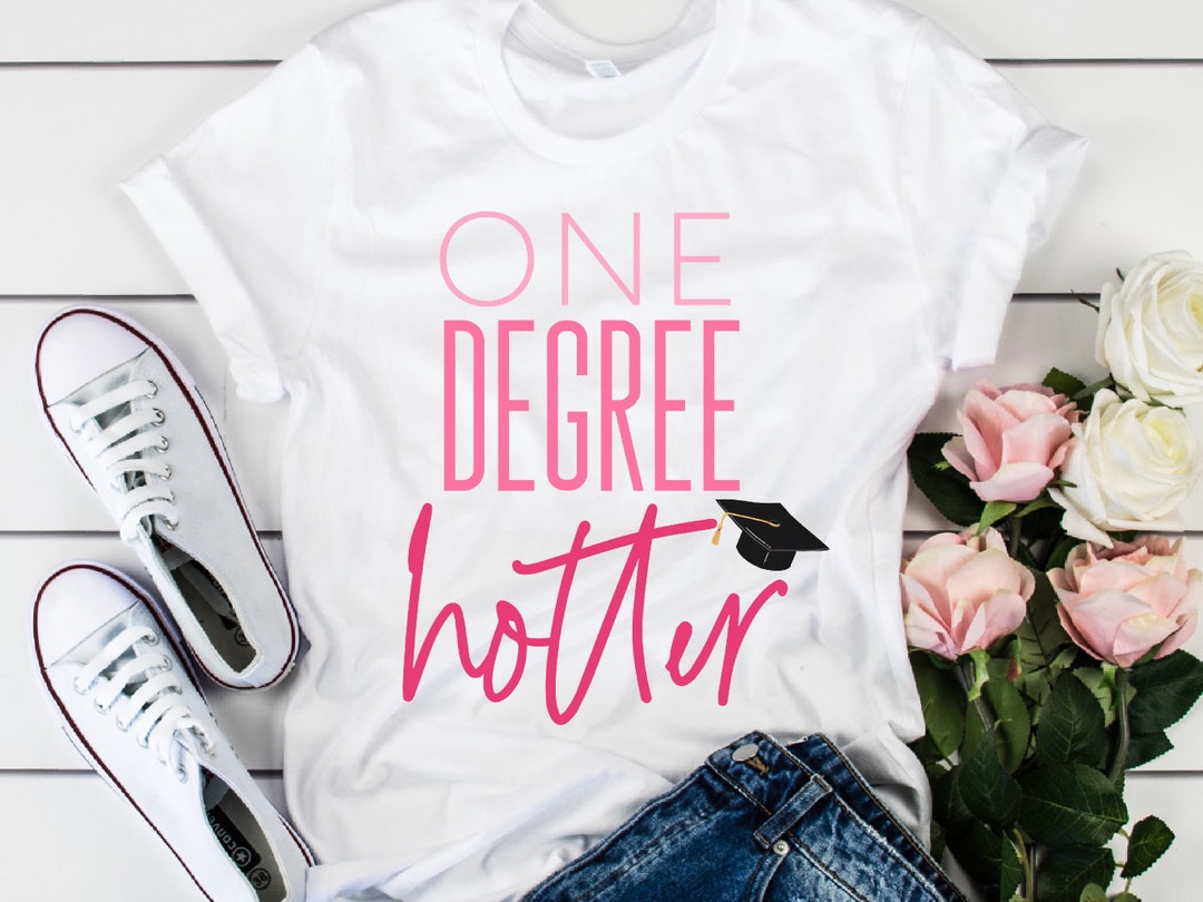 Graduaton One Degree Hotter Cute Wne Bottle Label Gft - Etsy