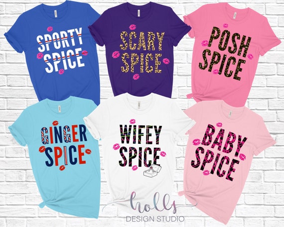 Spice Girls Bachelorette Party Shirt, 90s Retro Bride & Bridesmaid
