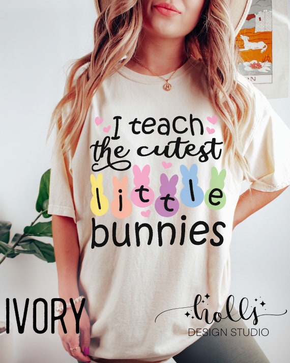 Teacher Easter Shirt Teacher Of The Cutest Peeps Bunnies Tee Teacher Easter Shirt Teacher Of The Cutest Peeps Bunnies Tee