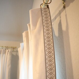 Velvet Custom Made Curtains in White (Other Colors Available)
