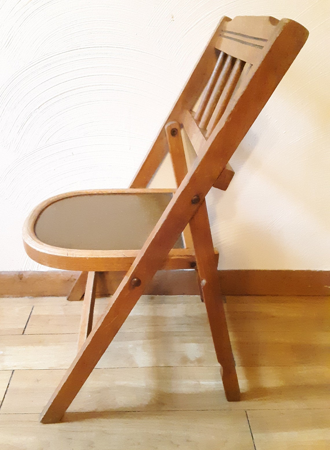 Babee Tenda Child's Wooden Folding Chair Etsy