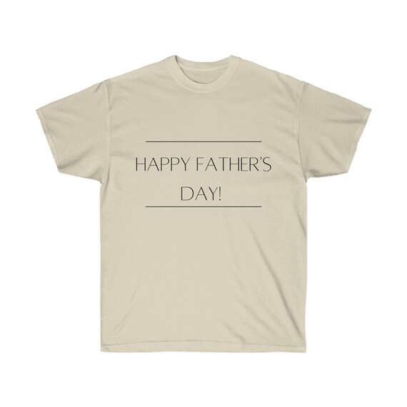 HAPPY FATHER'S DAY Unisex Ultra Deluxe Premiere Cotton - Etsy