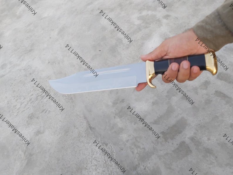 18custom Handmade Stainless Hunting Crocodile Dundee Hunting Large