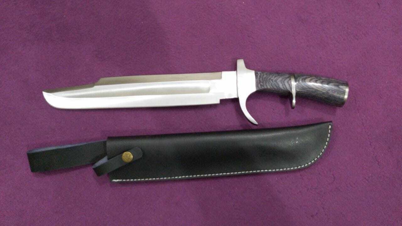 Predator Bowie knife Bushcraft knife Rambo movie knife. D2 Survival Knife Custom Handmade D2 steel Bowie knife Viking knife