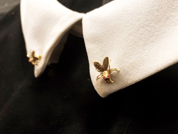 Vintage Fly Brooches from Madrid Spain