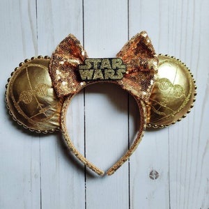C-3PO inspired mouse ears