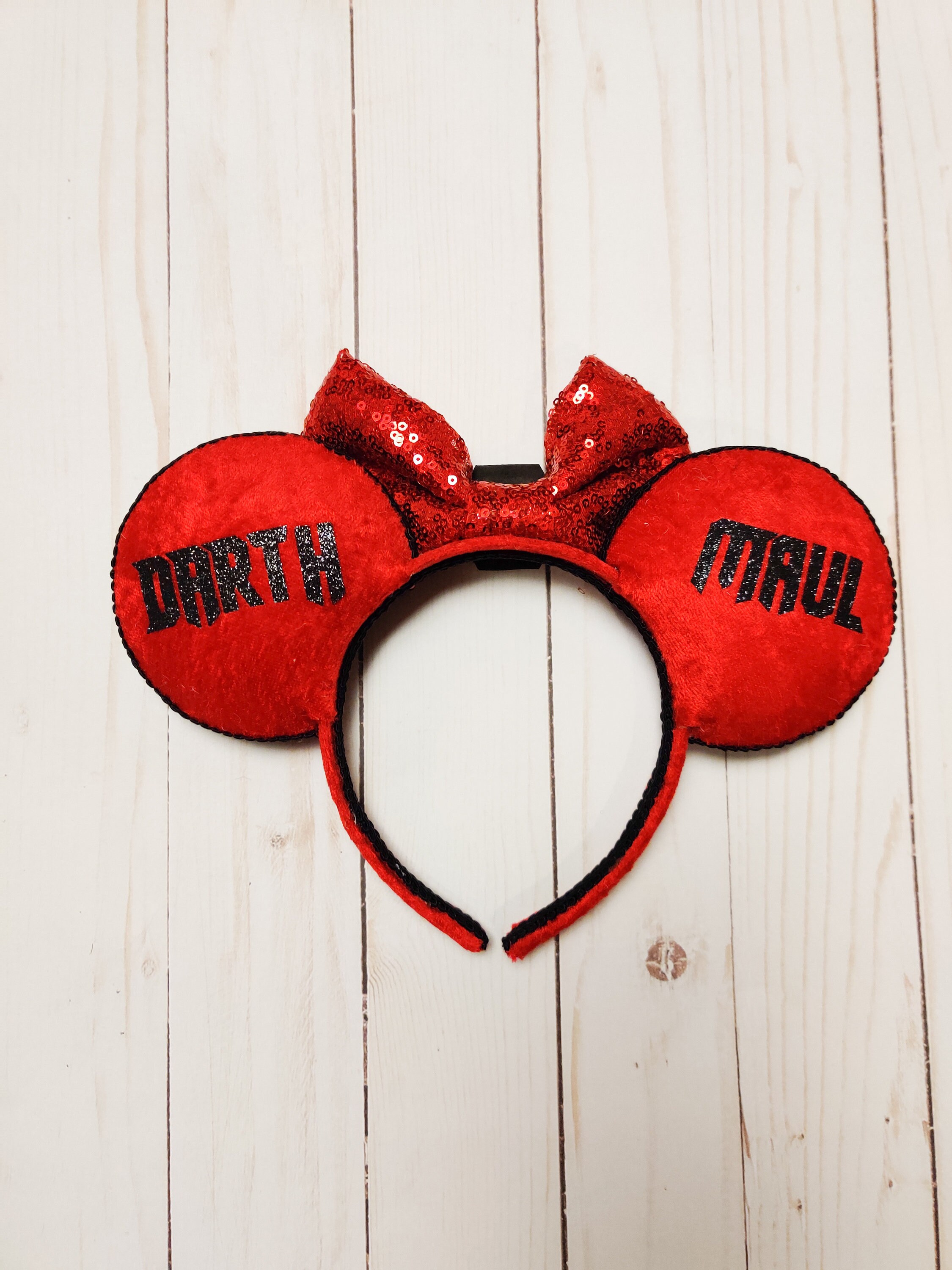 Disney Darth Maul Minnie Ears Headband by BaubleBar Minnie Mouse Disney Classic Ears Headband - Minnie Mouse  main image 4