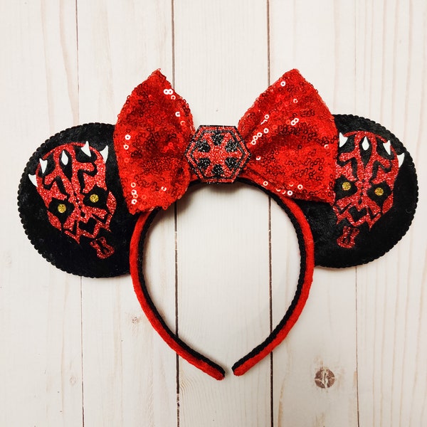 Darth Maul Inspired Minnie ears