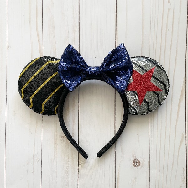 Bucky (winter soldier) mouse inspired ears