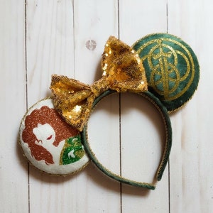 Merida from Brave inspired mouse ears