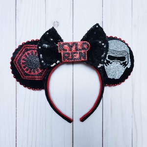 Kylo Ren Inspired Minnie ears