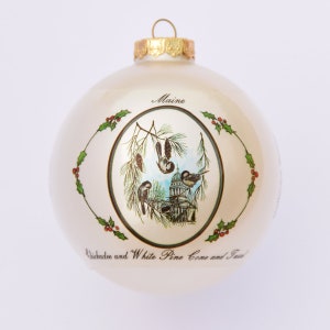 Maine Art of the States Christmas Ornaments image 1