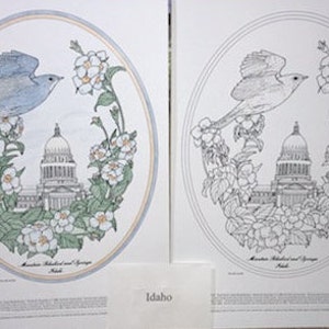 Idaho Black Line Drawing Limited Edition Bundle image 1