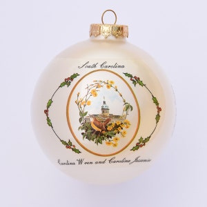 South Carolina Art of the States Christmas Ornaments image 1