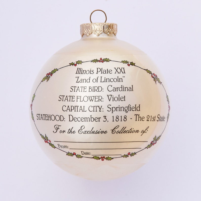 Illinois Art of the States Christmas Ornaments image 2