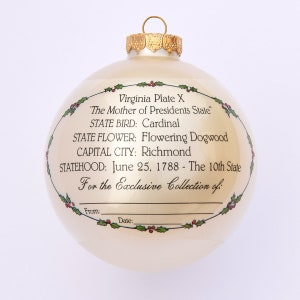 Virginia Art of the States Christmas Ornaments image 2
