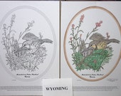 Wyoming - Black Line Drawing Limited Edition Bundle