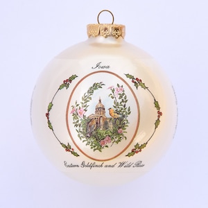 Iowa Art of the States Christmas Ornaments image 1