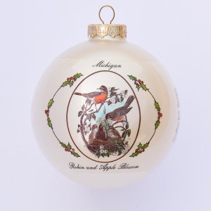 Michigan Art of the States Christmas Ornaments image 1