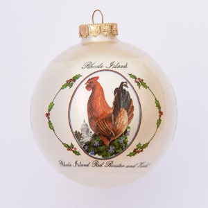 Rhode Island Art of the States Christmas Ornaments image 1