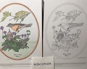 Wisconsin - Black Line Drawing Limited Edition Bundle