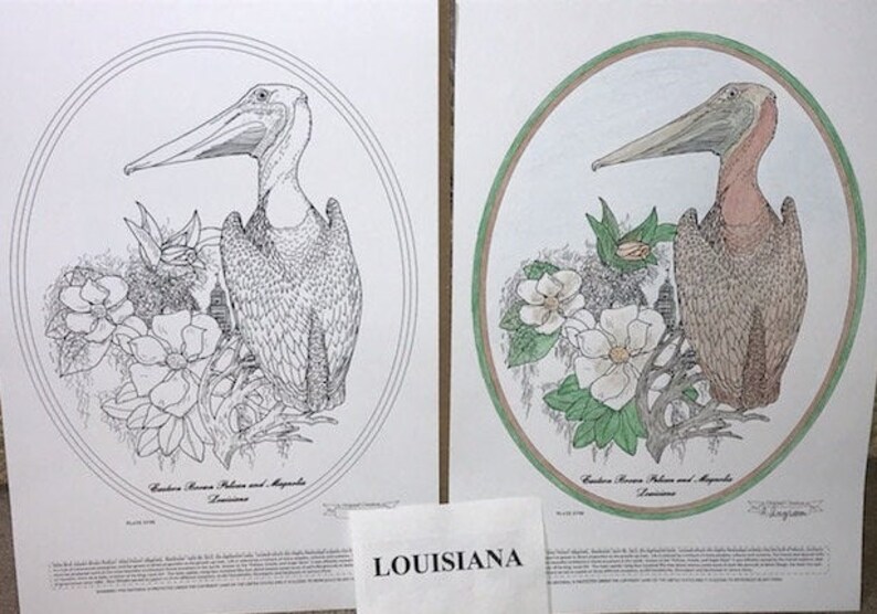 Louisiana Black Line Drawing Limited Edition Bundle image 1