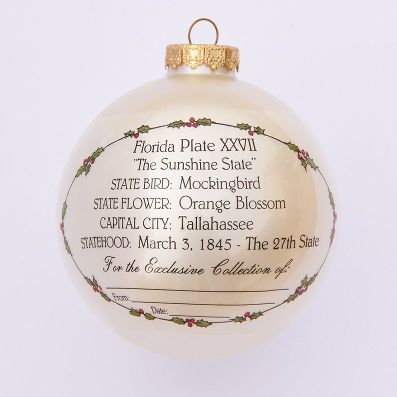 Florida Art of the States Christmas Ornaments image 2