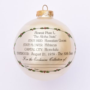 Hawaii Art of the States Christmas Ornaments image 2
