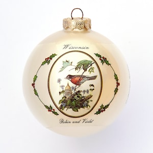 Wisconsin Art of the States Christmas Ornaments image 1