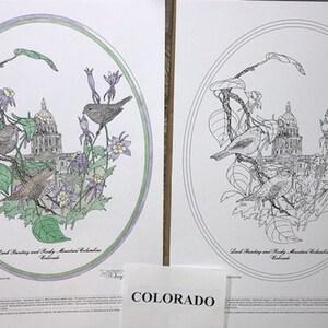 Colorado Black Line Drawing Limited Edition Bundle image 1