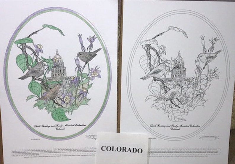 Colorado Black Line Drawing Limited Edition Bundle image 1