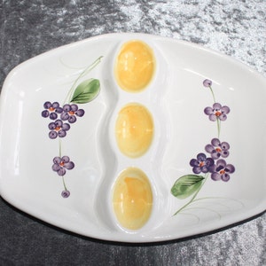 Vintage 70s Egg Platter - Serving Platter